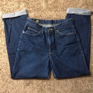 High Waisted Vintage Lee Riders Edwin Jeans